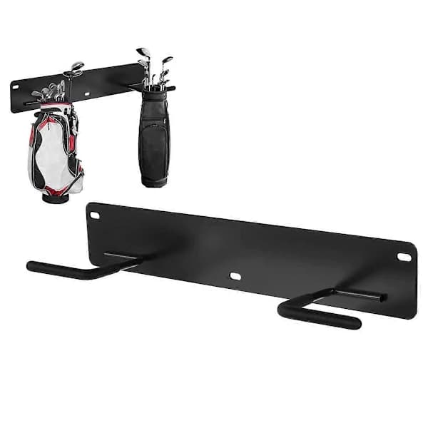 [DA] Vægmonteret Golfbag Organizer Golfbag Opbevaringsstativ
