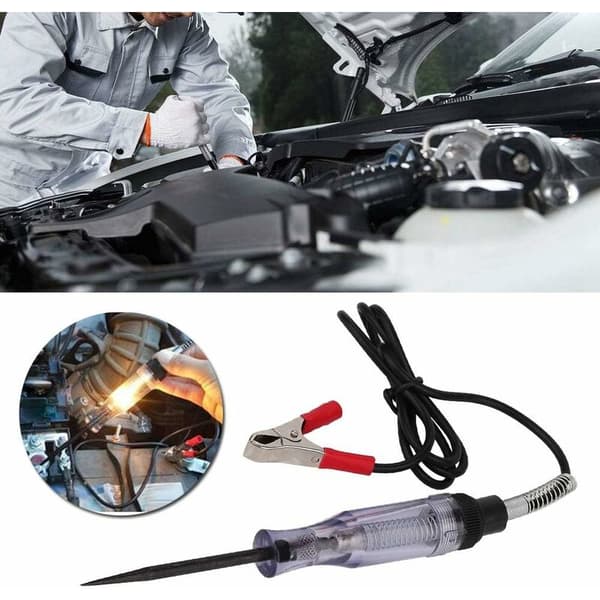 6-24V DC Car Circuit Test Pen with Indicator Light and 95cm Cable for Personal or Commercial Use