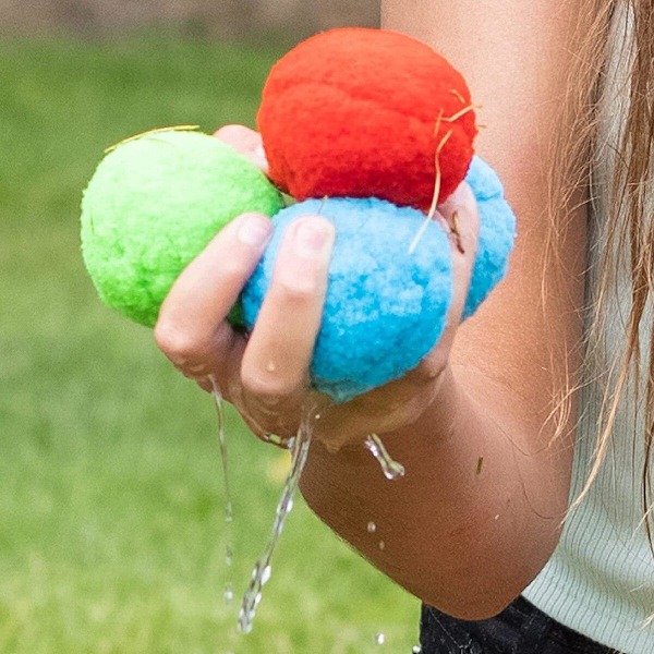 24-pak - Genanvendelige vandbomber - Vandleg Multicolor multifärg