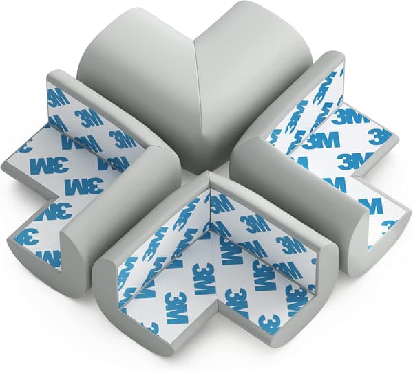 Child Corner Protectors - Childproof Corners and Edges, Pre-taped
