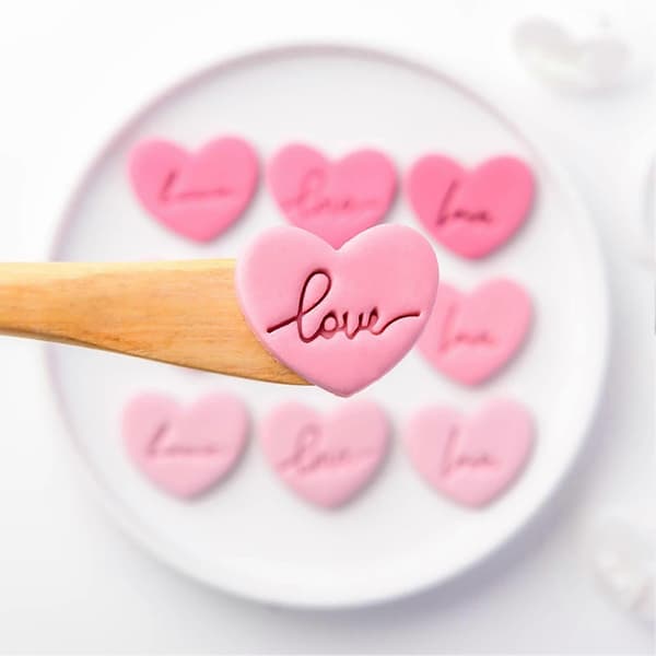 4 stk/sæt Kageforme Non-stick Nem at afmontere DIY Festlig Valentinsdag Kærlighed Hjerte Kagedej Forme Bageudstyr