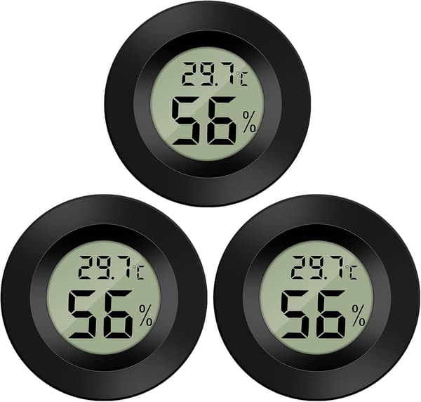 3 kpl Mini Digitaalinen LCD-lämpömittari Kosteusmittari Lämpötila Kosteus