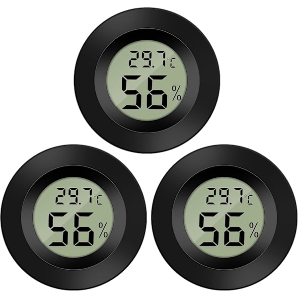 Mini Tower Digital LCD Termometer Hygrometer Temperaturmätare