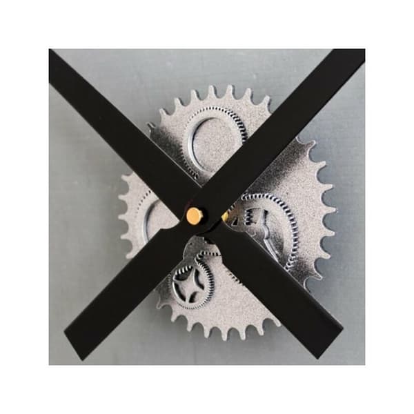 DIY Wall Clock with Clock Movement and Silent Non-Ticking Large Decorative Kitchen and Home Decor - Gold KLB