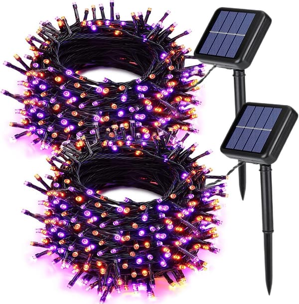 Solar Garden Lights Total 44 Meters, 400 LED Lights - Halloween Lights - Halloween String Lights