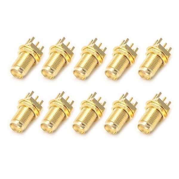 PCB-monteret SMA hun Jack Rak RF-stik