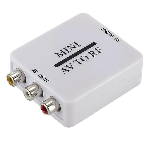 AV til RF-konverter med RF 67,25 MHz 61,25 MHz frekvens til TV VHS DVD