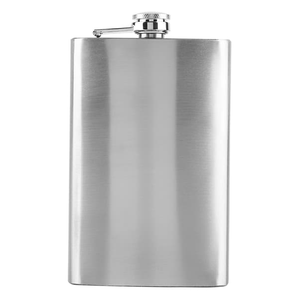 Stainless Steel Hip Flask for Whiskey, Spirits, Wine, Alcohol (10 oz)