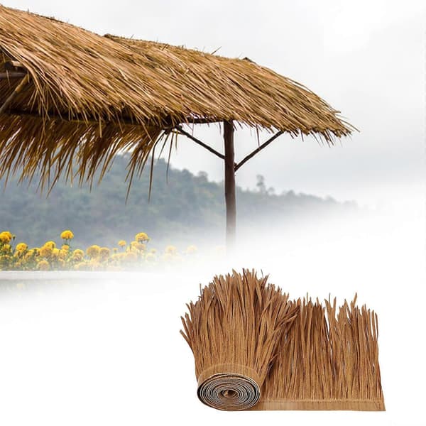 Artificial Thatch for Outdoor, Garden, Patio, Parasol Cover 1mx50cm, Thatch Panel, Palm Thatch