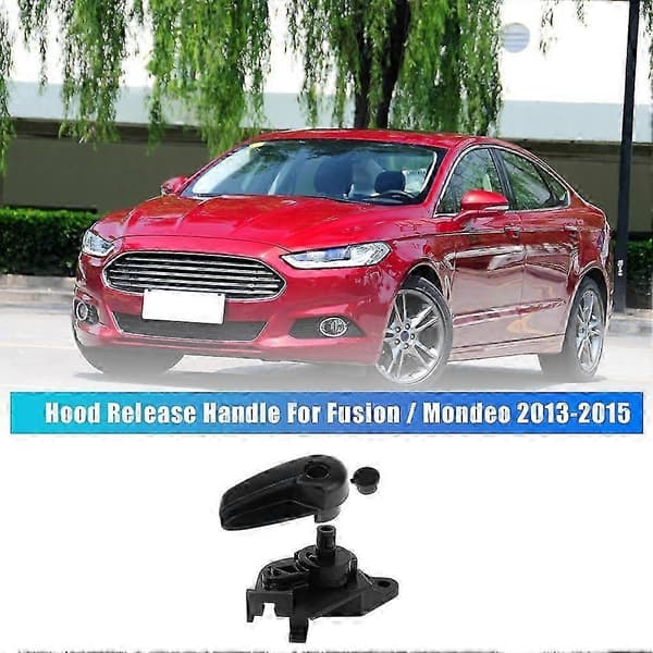 Hood Latch Handle & Mounting Bracket for 2013-2016 /Mondeo& MKZ DS7Z-99042C74-A DS7Z-16B626-C