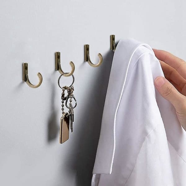 58 Pieces Hooks, Small Coat Hooks, Simple Hanger for Hanging Coffee Cups, Kitchen Towel