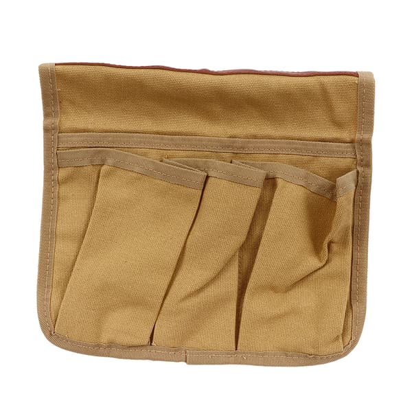 Stolorganisator Multifunksjonell Oppbevaringsveske Stol Sideveske for Camping Strand Khaki