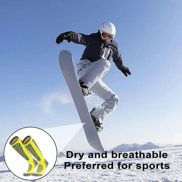 Skistrømper, snowboardstrømper, vinterstrømper til udendørs sport, varme strømper til mænd og kvinder om vinteren