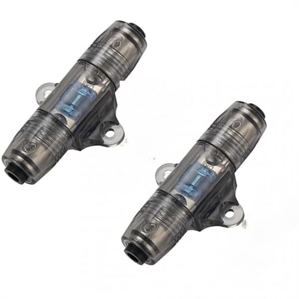 SHINING HOUSE 2 Pieces 6-10 Gauge Inline Fuse Holder