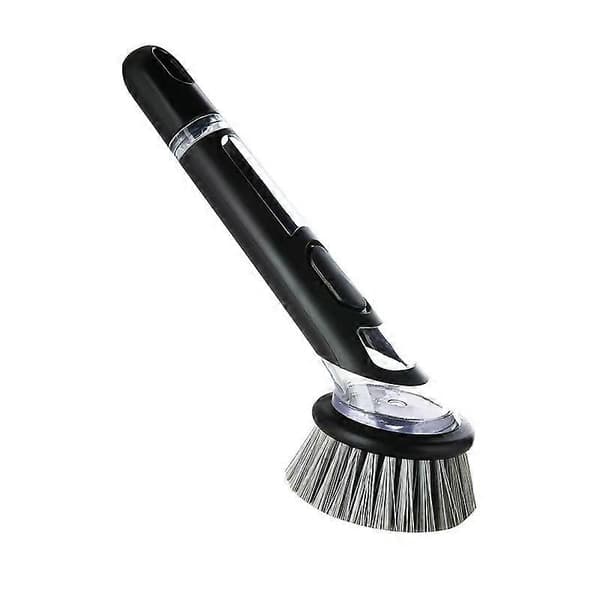 Long Handle Pot Brush, Pot Brush with Dispenser, Dish Brush Kitchen Brush