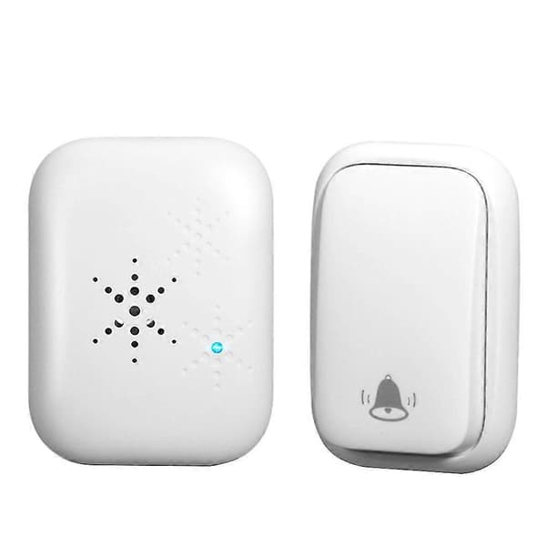 Doorbell Wireless Smart Ring Doorbell Self-Powered Button Rainproof Smart Home Security Alarm (EU)