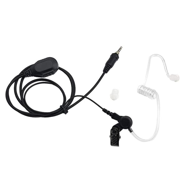 Ørepropphodetelefoner PTT for Yaesu Vertex Vx-127 Vx-170 Vx-7r Ft-270 Ft-277r