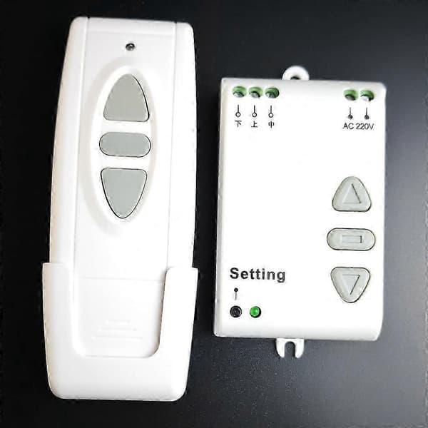 Upgraded Wireless Remote Control Motor Switches Used for Roller Shutter Door Curtain
