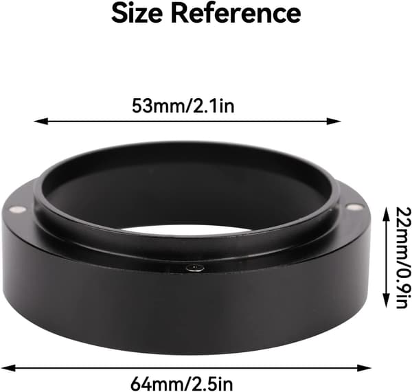 53 mm espressodoseringstrakt, for kaffemaskintilbehør