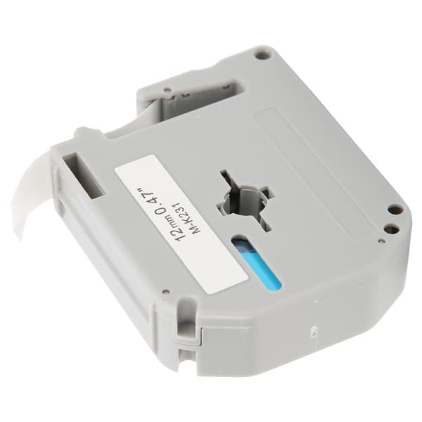 Label Maker Refill, Uniform Inking, High Toughness, Clear Print Quality, Label Machine Tape for Printer, Black on White