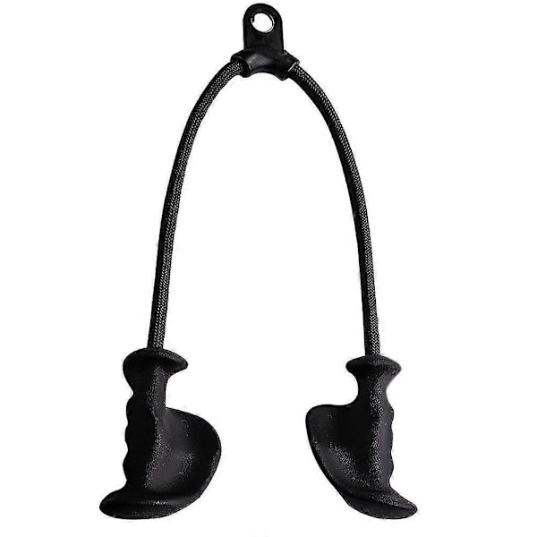 Ergonomiskt Tricepsdragrep med Halkfritt Naturgummigrepp för Fler Muskelfibrer - Gym - Perfekt
