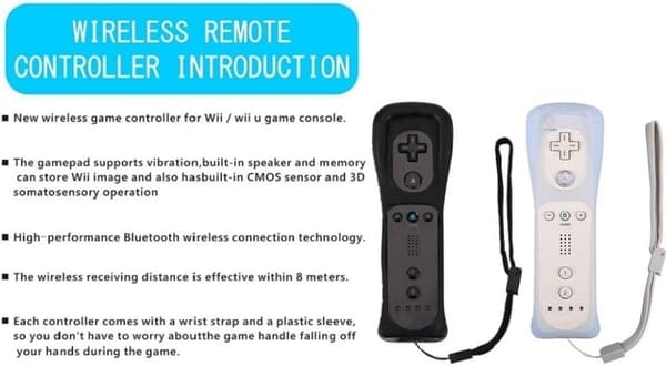 2-pak trådløs controller og Nunchuck til Wii- og Wii U-konsoller-FA-