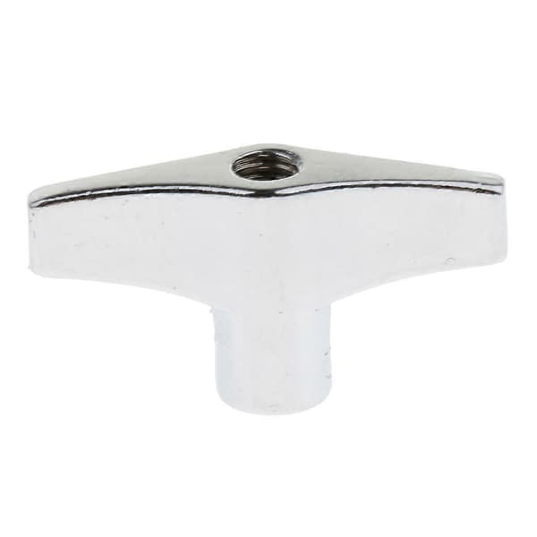 Lättmonterade vingmuttrar för cymbalstativ, 6 mm hål, 6-delat set