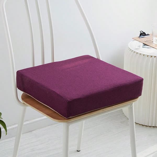 High-Density Foam Seat Cushion, 50x50x5cm Lightweight & Comfortable (Purple)