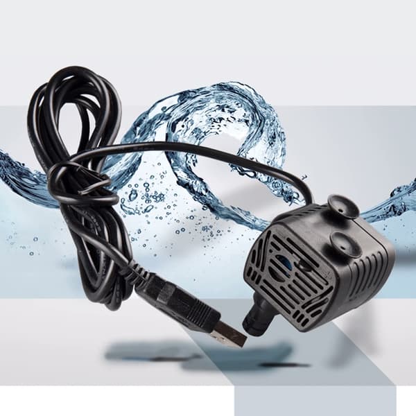 Dykpumpe til springvand med 0,4-1,5 m løft 180L/H 5V
