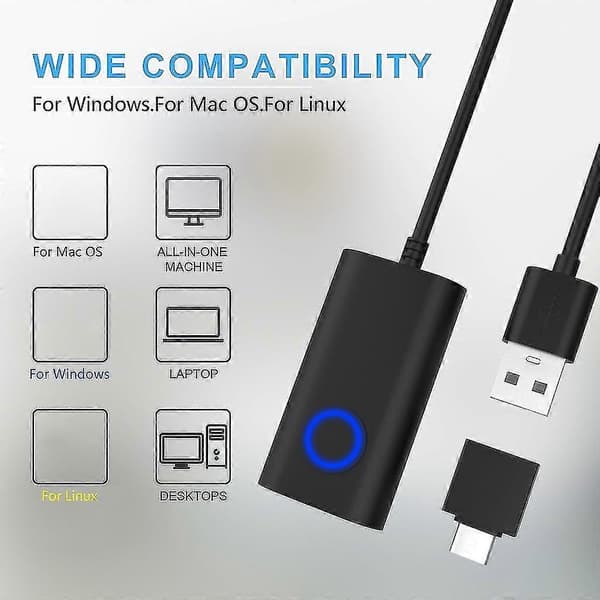 USB Mus Jiggler Mover Simulerer Musebevægelse For At Forhindre Computerens Dvaletilstand-CE db