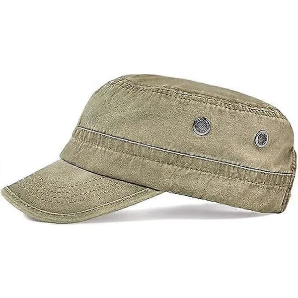 Washed Cotton Military Cap Cadet Army Cap Unique Design UV