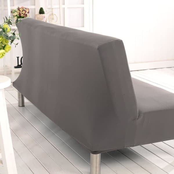 Sofföverdrag utan armstöd för 3-sits soffa. Elastiskt sofföverdrag för bäddsoffa