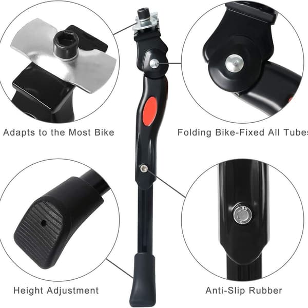 Adjustable Bicycle Stand Universal Aluminum Alloy Rear Rack Bike S KLB