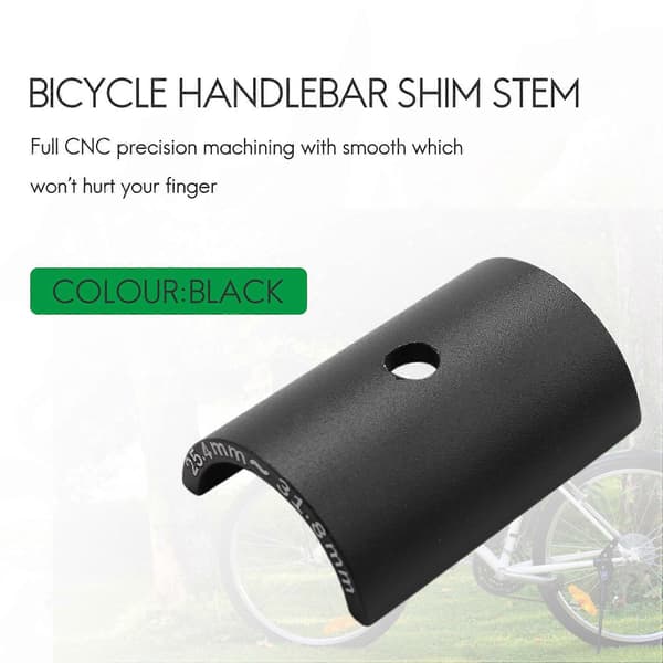 Sykkelstyre Shim Spacer Stam Reduserende Størrelsesreduserende Bøssing Hylse 25,4 mm til 31,8 mm Styrehulldiameter