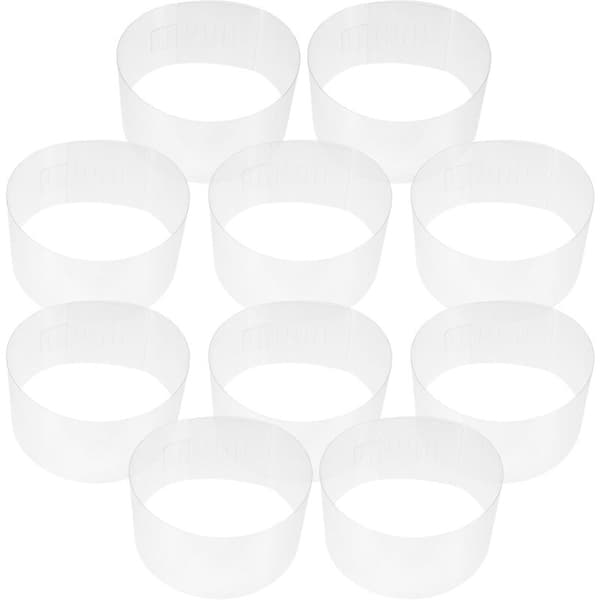 10 Adjustable Hat Inserts for Flat Straw Hats, Compatible with Various Brands