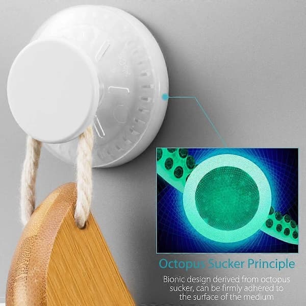 Suction Cup Hooks 2-pack, Vacuum Suction Cup Hooks Heavy Duty Bathroom Hanger, Suction Cup Hooks Round No Drilling Removable Traceless for Tile Door Glass Kitchen
