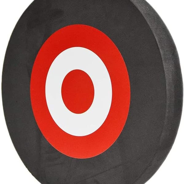 EVA Round Archery Target Portable Youth Archery Arrow Target for Shooting Practice Black
