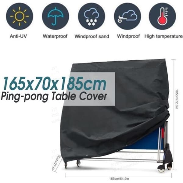 TEMPSA Table Tennis Table Oxford Fabric Cover 165x70x185cm