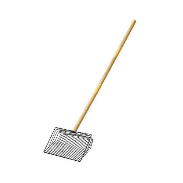 Kycklingbajsspade Metall Avtagbar Hönshusrengöringssiktspade-FY-