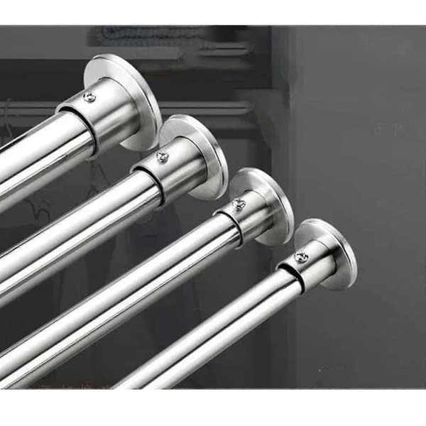16-32 mm rustfrit stål garderobestangbeslag tøjstangssæde bøjle rørholder
