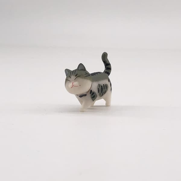 9 søde kattefigurer siamesisk killing miniaturelandskab