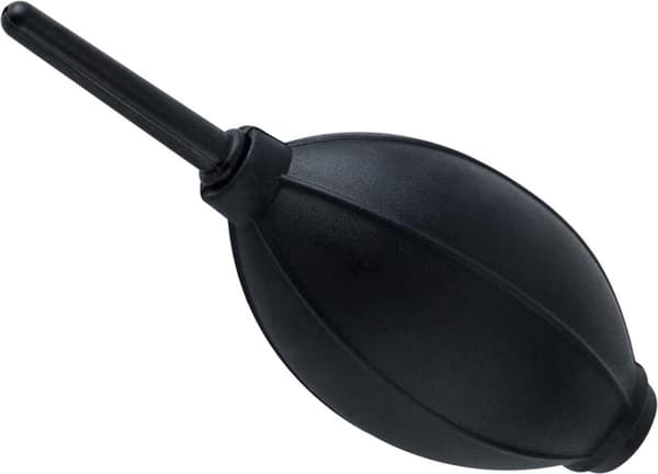 Bellows, dust remover for camera lens and keyboard, cleaning blower, black, 1 piece