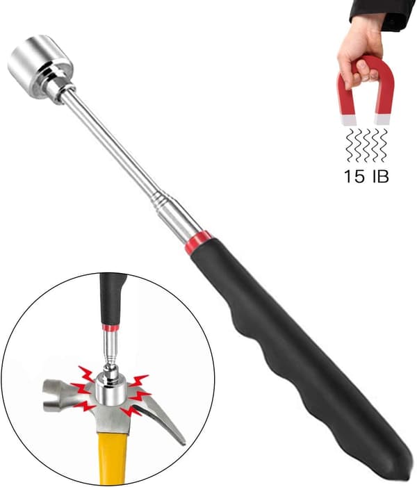 5-pack magnetiska infällbara plockverktyg med LED-lampor