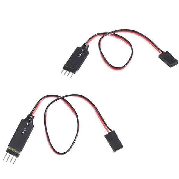 LED-lampe Ljuskontroll Switch Panel System Tænd/Sluk 3CH til RC Bil Køretøjsmodel Del Adgang, 2 STK