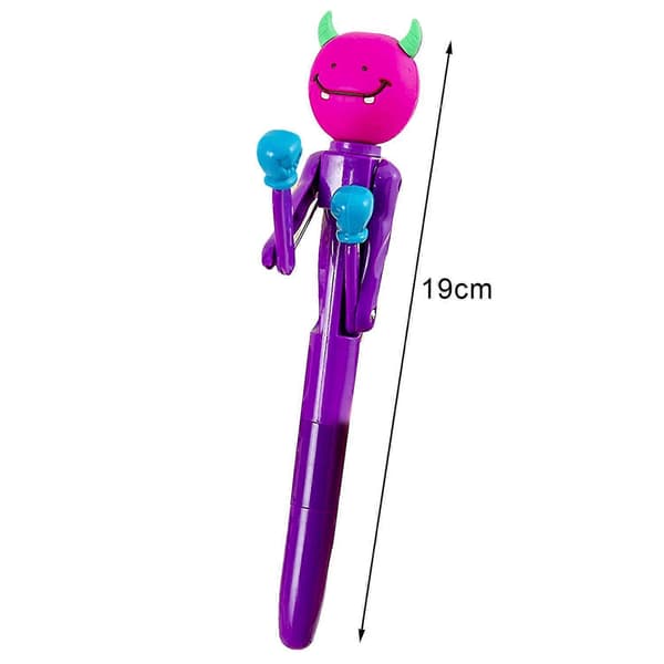 Decompression Pen Press Movable Boxing Pen Cartoon Shape Writes Fluently Ultra-Fine Tip Creative Green Green