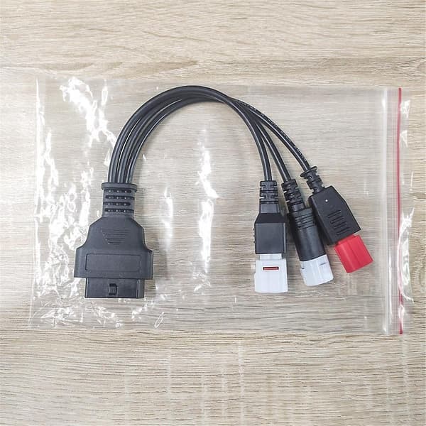 Obd2 diagnosekabel til Kline Euro5 motorcykel 16-ben til 3-ben 4-ben 6-ben Obd2 3-i-1 diagnoseadapter-FX-