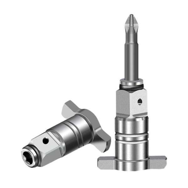 2 Pak  Udskiftnings-Impact Block  Ambolt Nøgle Stift Driver Spindel Hammer Elektrisk Børsteløs Adapter Spændeskaft