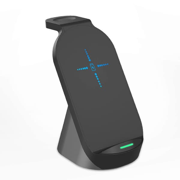 Wireless Charging Station 3-in-1 Multi-Device Charging Station 15W Wireless Charger Stand IOS/Android PUW1257