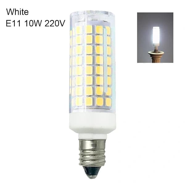 LED-lampe Maiskolbelampe HVIT E11 10W 220V E11 10W 220V hvit E11 10W 220V-E11 10W 220V