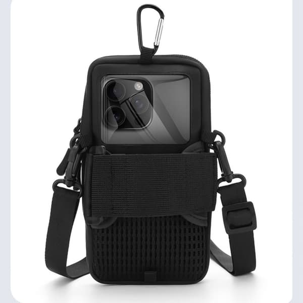 Touchscreen Armband for Running - Secure Phone Armband with Touch Control for Outdoor Running and Training, Stable Fit and Compact Storage for Keys, etc.